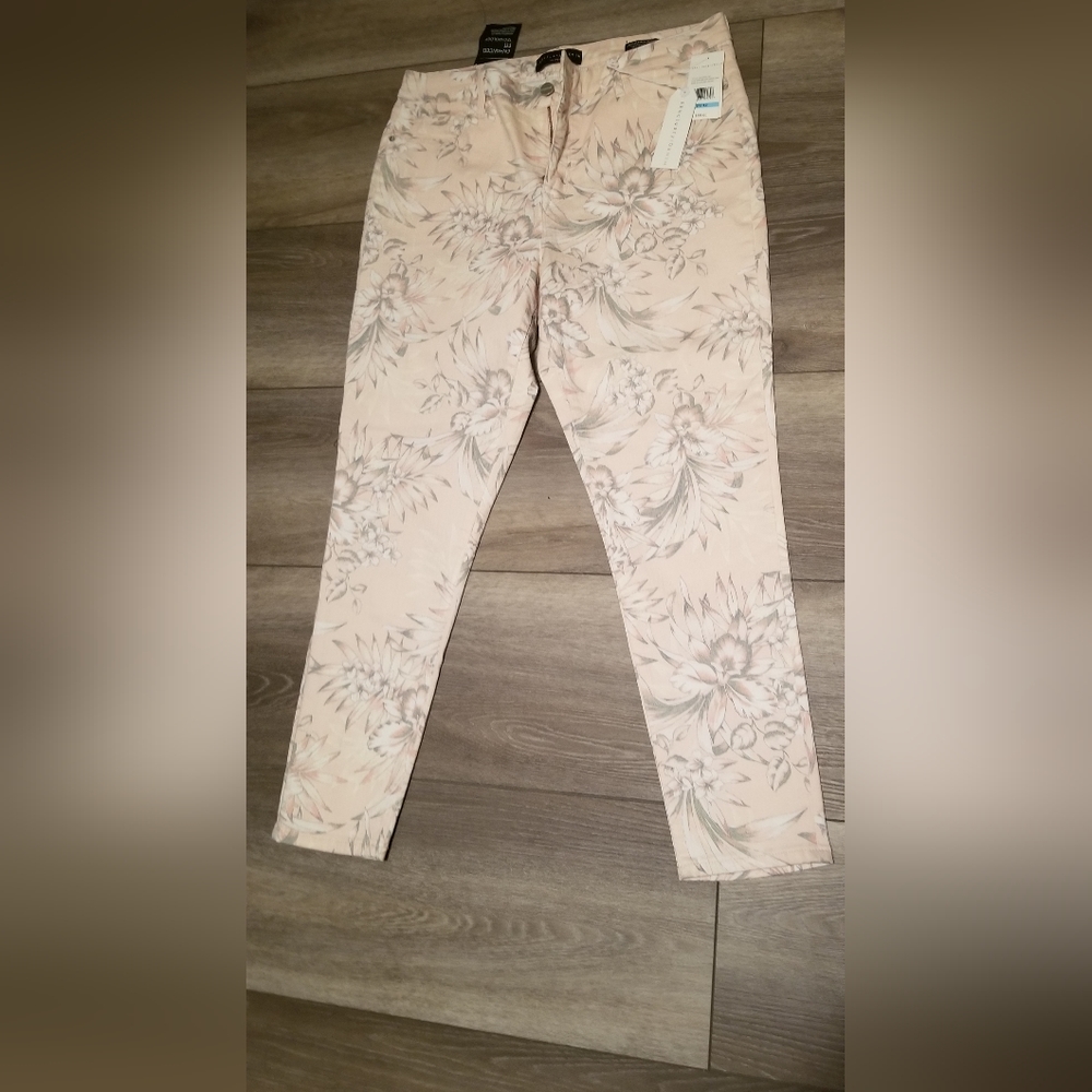 Sanctuary Denim Floral Print Social Ankle Skinny Jean